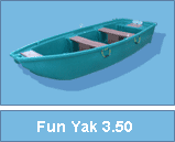 vente barque pche Fun Yak 350