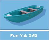 vente barque p�che Fun Yak 350