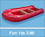 vente bateau Fun Yak scu 390, bateau moteur