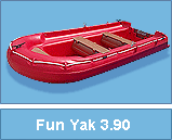 vente bateau Fun Yak s�cu 390, bateau moteur