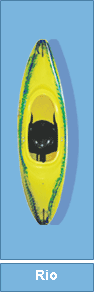 cano&eacute; kayak Rio