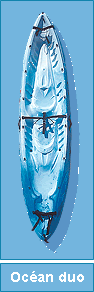 kayak sit on top , cano� kayak Oc�an Duo